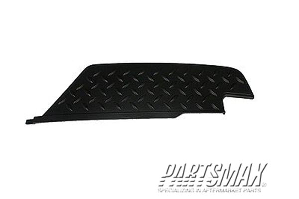 1196 | 2004-2012 GMC CANYON LT Rear bumper step pad w/o Xtreme | GM1196102|10372927