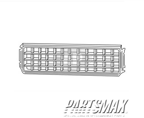 1200 | 1981-1985 CHEVROLET CAPRICE Grille assy Caprice | GM1200118|14015120