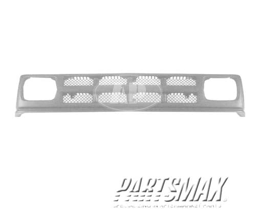 1200 | 1991-1993 CHEVROLET S10 BLAZER Grille assy base model; gloss black; w/o ZQ9 Blackout package | GM1200143|12384611