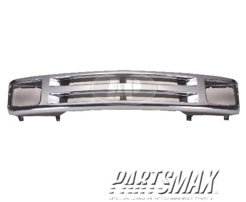 1200 | 1995-1997 CHEVROLET BLAZER Grille assy w/sealed beam headlamps; bright | GM1200224|15672329