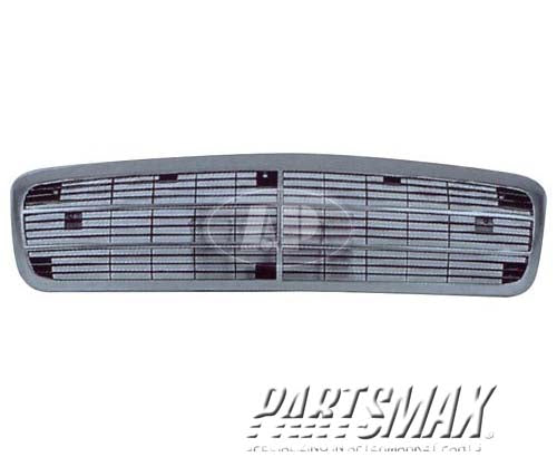 1200 | 1993-1996 BUICK REGAL Grille assy 4dr sedan; bright & black | GM1200347|10167258