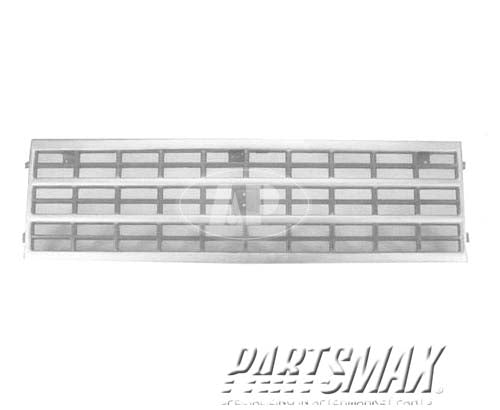 1200 | 1992-1995 CHEVROLET G20 Grille assy early design; w/single rectangular headlamps; prime | GM1200360|15709687