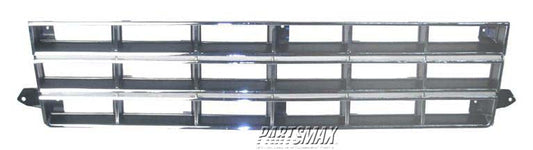 1200 | 1983-1990 CHEVROLET S10 Grille assy 4WD; bright & black | GM1200370|14067219