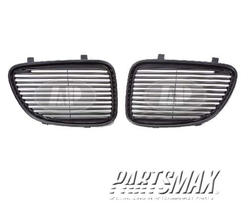 1200 | 1996-1998 PONTIAC GRAND AM Grille assy SE; right side | GM1200375|22588748