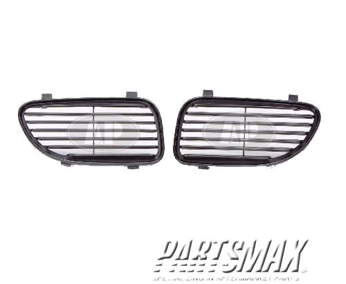 1200 | 1996-1998 PONTIAC GRAND AM Grille assy GT; left side | GM1200376|22635629