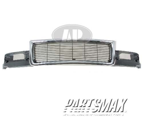 1200 | 1995-2005 GMC SAFARI Grille assy w/composite headlamps | GM1200400|19131430