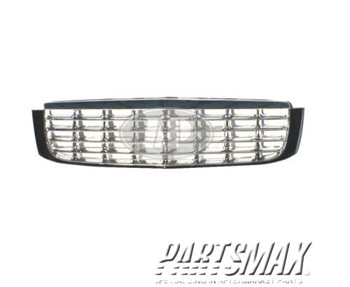 1200 | 1997-1999 CADILLAC DEVILLE Grille assy Deville/D'Elegance; black - paint to match | GM1200411|16524695