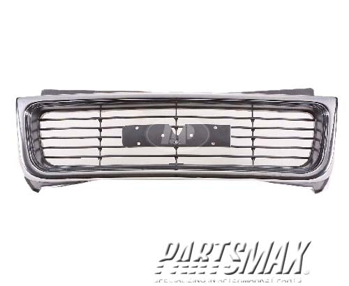 1200 | 1998-2001 GMC JIMMY Grille assy Jimmy; SLE/SLT; bright & argent | GM1200422|15015056