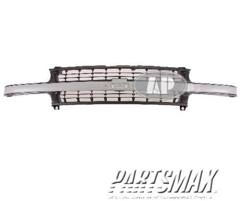 1200 | 2001-2002 CHEVROLET TAHOE Grille assy dark argent textured | GM1200425|15764314