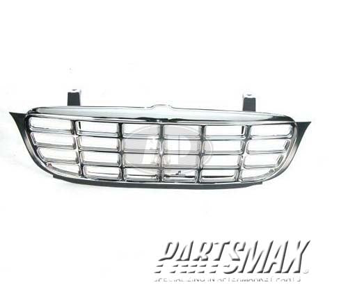 1200 | 1997-2000 CHEVROLET VENTURE Grille assy black | GM1200435|10440447