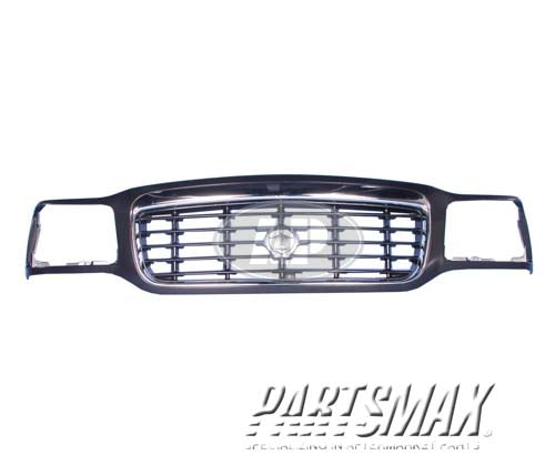 1200 | 1999-2000 CADILLAC ESCALADE Grille assy bright & black | GM1200446|12474498