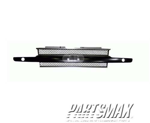 1200 | 2006-2008 CHEVROLET TRAILBLAZER Grille assy LS; w/headlamp washers; black - paint to match | GM1200462|89044659