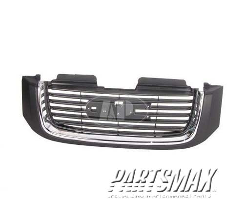 1200 | 2002-2005 GMC ENVOY Grille assy Envoy; SLE; w/o washer nozzle holes; bright | GM1200465|10358134