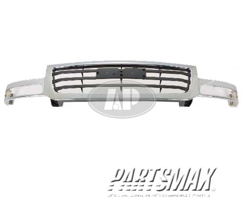 1200 | 2003-2006 GMC SIERRA 1500 Grille assy Chrome | GM1200475|19130791