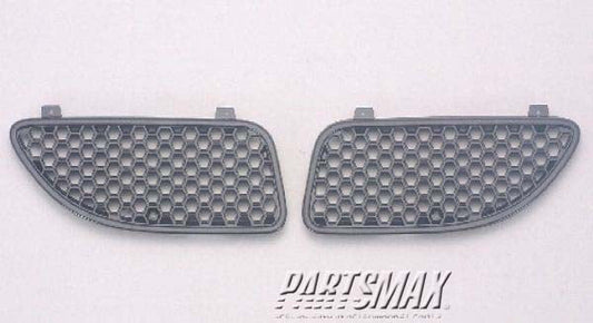 1200 | 2002-2005 PONTIAC GRAND AM Grille assy SE; left side; matte black | GM1200479|22690981