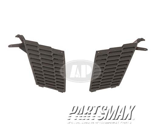 1200 | 2003-2005 PONTIAC SUNFIRE Grille assy grille panel; left side; matte-black | GM1200500|22707671