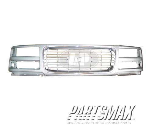860 | 1996-2002 GMC SAVANA 1500 Grille assy new design; w/composite headlamps; SLT; prime | GM1200529|15072544