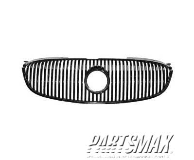 1200 | 2006-2008 BUICK LUCERNE Grille assy w/Mouldings; Dark Chrome | GM1200555|15299568-PFM