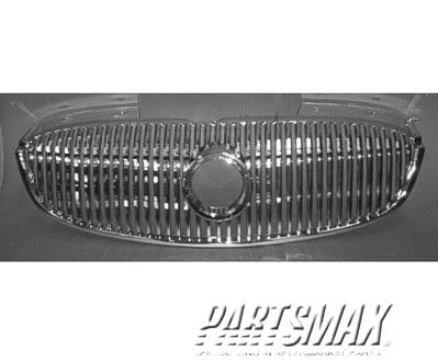 1200 | 2006-2009 BUICK LUCERNE Grille assy w/o Mouldings; Chrome | GM1200556|25768116