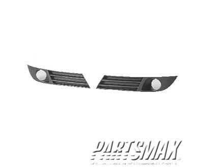 1200 | 2007-2009 SATURN AURA Grille assy left side; outer/lower; XR model | GM1200581|25828262