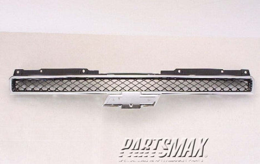1200 | 2007-2009 CHEVROLET AVALANCHE Grille assy Upper; w/o Off Road Pkg; All Chrome | GM1200590|15944321