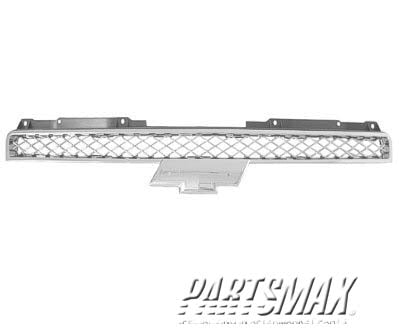 1200 | 2007-2007 CHEVROLET SUBURBAN 1500 Grille assy Upper; w/Off Road Pkg; Chrome w/Platinum Mesh | GM1200596|19260238