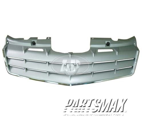 1200 | 2004-2005 CADILLAC SRX Grille assy w/o Sport Pkg; Chrome/Silver | GM1200611|25763160