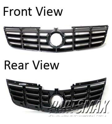 1200 | 2006-2011 CADILLAC DTS Grille assy w/Adaptive Cruise Control; PTM | GM1200617|19152602