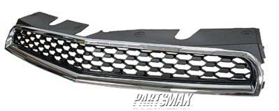 1200 | 2010-2015 CHEVROLET EQUINOX Grille assy Upper Grille | GM1200622|25798744