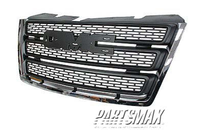 860 | 2010-2015 GMC TERRAIN Grille assy SLE|SLE 2; w/Chrome Mldg; w/o Appearance Pkg | GM1200630|22764303