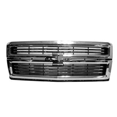 1200 | 2014-2015 CHEVROLET SILVERADO 1500 Grille assy w/Apearance Pkg; Chrome | GM1200709|23259619