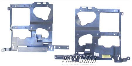 1221 | 2007-2007 GMC SIERRA 1500 CLASSIC Headlamp mounting panel headlamp housing support; right side | GM1221133|15798924