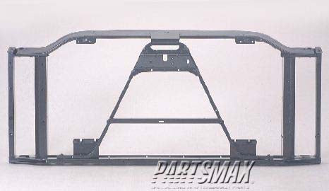 1225 | 2001-2002 GMC SIERRA 2500 HD Radiator support 2500/3500; w/8.1L gas engine | GM1225198|88980511