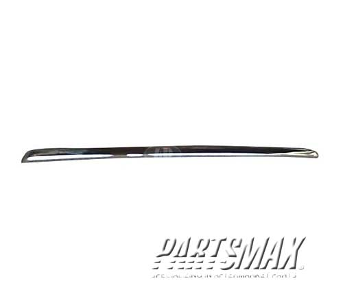 1235 | 2007-2013 GMC SIERRA 1500 Hood panel molding bright | GM1235109|10385156