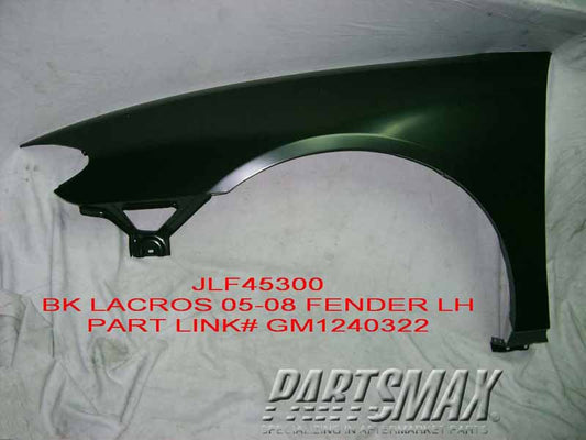 50 | 2008-2009 BUICK LACROSSE LT Front fender assy SUPER | GM1240358|89025520