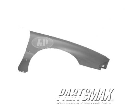 1241 | 1992-1995 PONTIAC BONNEVILLE RT Front fender assy all | GM1241242|25615576