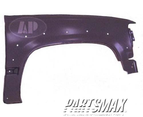 1241 | 1999-2000 GMC YUKON RT Front fender assy Denali | GM1241284|15053975