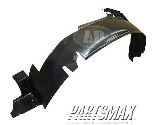 1248 | 1997-2000 PONTIAC GRAND PRIX LT Front fender inner panel fender liner; SE | GM1248132|10404539