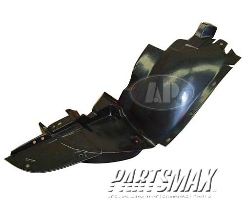 1248 | 1999-2005 PONTIAC GRAND AM LT Front fender inner panel fender liner; GT; front section | GM1248133|22618673