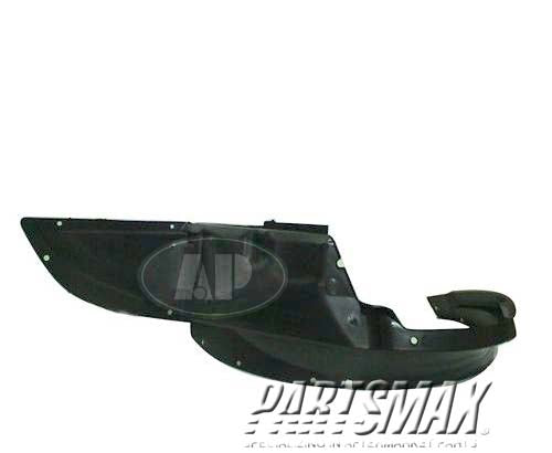 1248 | 2003-2007 SATURN ION LT Front fender inner panel 4dr sedan; fender liner; plastic | GM1248134|22663892