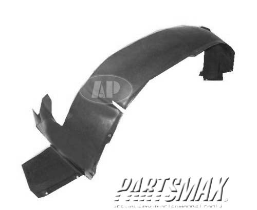 1248 | 2001-2005 PONTIAC AZTEK LT Front fender inner panel fender liner | GM1248158|10412851