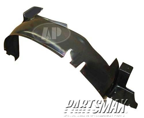 1249 | 1997-2000 PONTIAC GRAND PRIX RT Front fender inner panel fender liner; SE | GM1249132|10404538