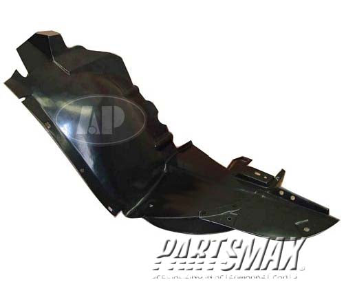 140 | 1999-2005 PONTIAC GRAND AM RT Front fender inner panel fender liner; GT; front section | GM1249133|22618672