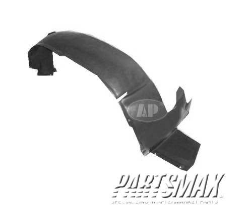 1249 | 2001-2005 PONTIAC AZTEK RT Front fender inner panel fender liner | GM1249158|10412850