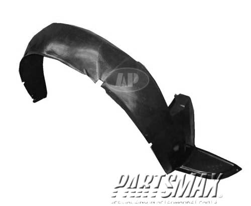 140 | 2005-2009 PONTIAC MONTANA RT Front fender inner panel plastic liner; montana SV6 | GM1249170|15247665