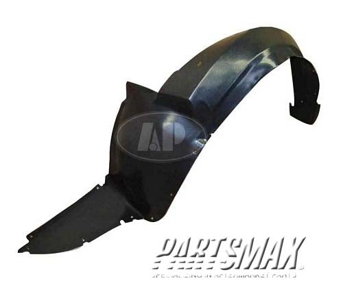 1250 | 2007-2010 PONTIAC G5 LT Front fender splash shield Base|LS|LT; plastic liner | GM1250120|15845961