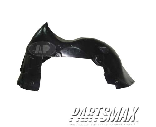 1250 | 2007-2014 CHEVROLET SUBURBAN 1500 LT Front fender splash shield w/o Off Road Pkg; plastic liner | GM1250123|22860083