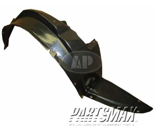 1251 | 2003-2007 SATURN ION RT Front fender splash shield Coupe | GM1251104|15283019