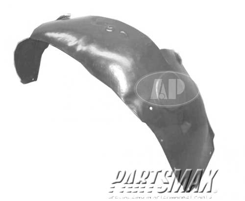 1251 | 2006-2011 CADILLAC DTS RT Front fender splash shield plastic liner | GM1251116|15286086