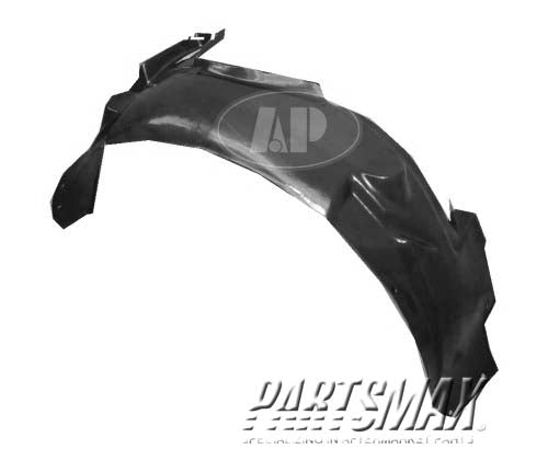 1251 | 2006-2013 CHEVROLET IMPALA RT Front fender splash shield plastic liner | GM1251122|10333702